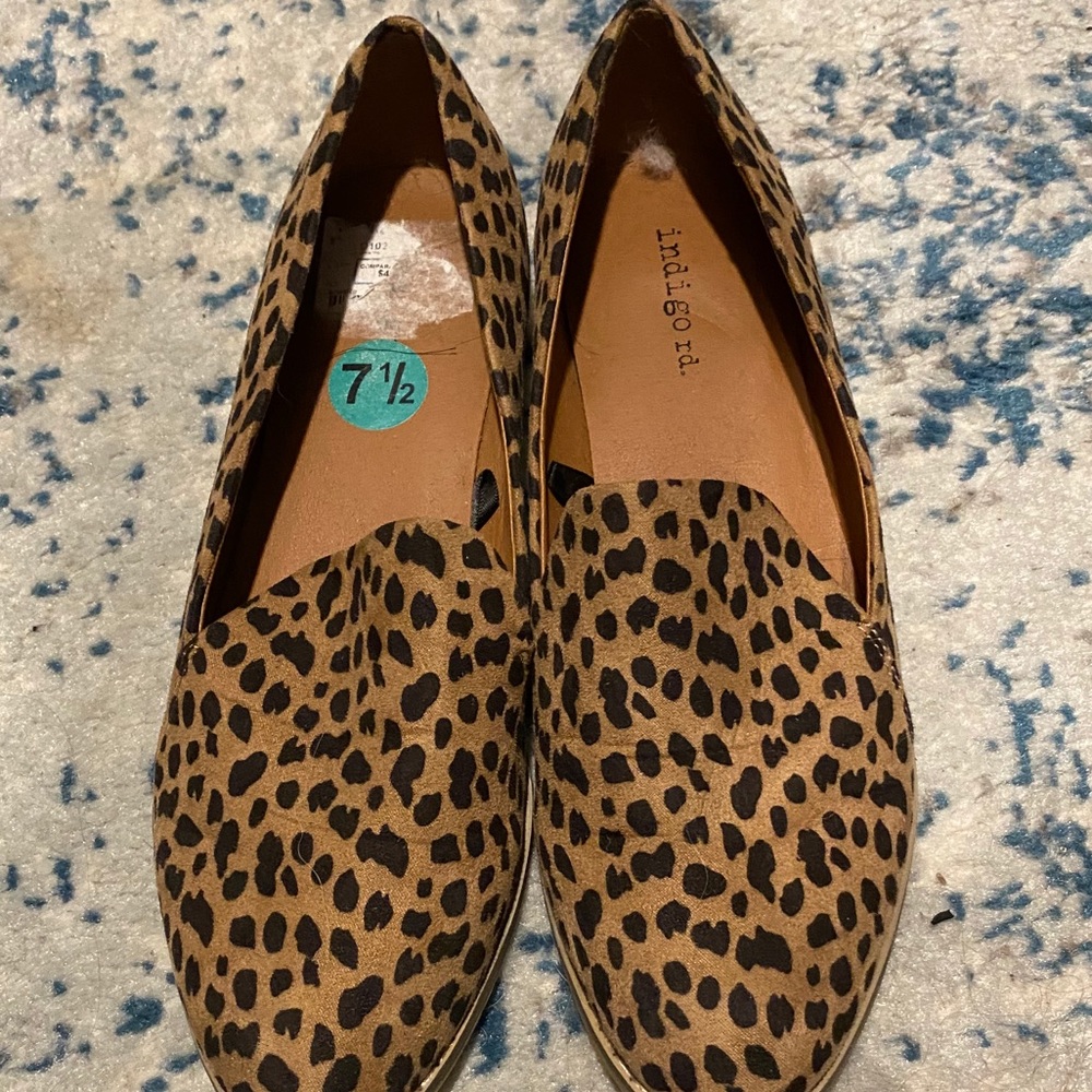 Cheetah/leopard loafers